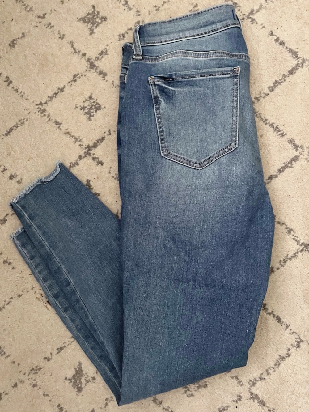 Studio Blue Distressed Mid Blue Jeans - Women's - Picture 4 of 5